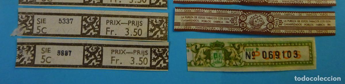 Vitolas de colecci&oacute;n: 29 PRECINTOS TABACO. - Foto 4