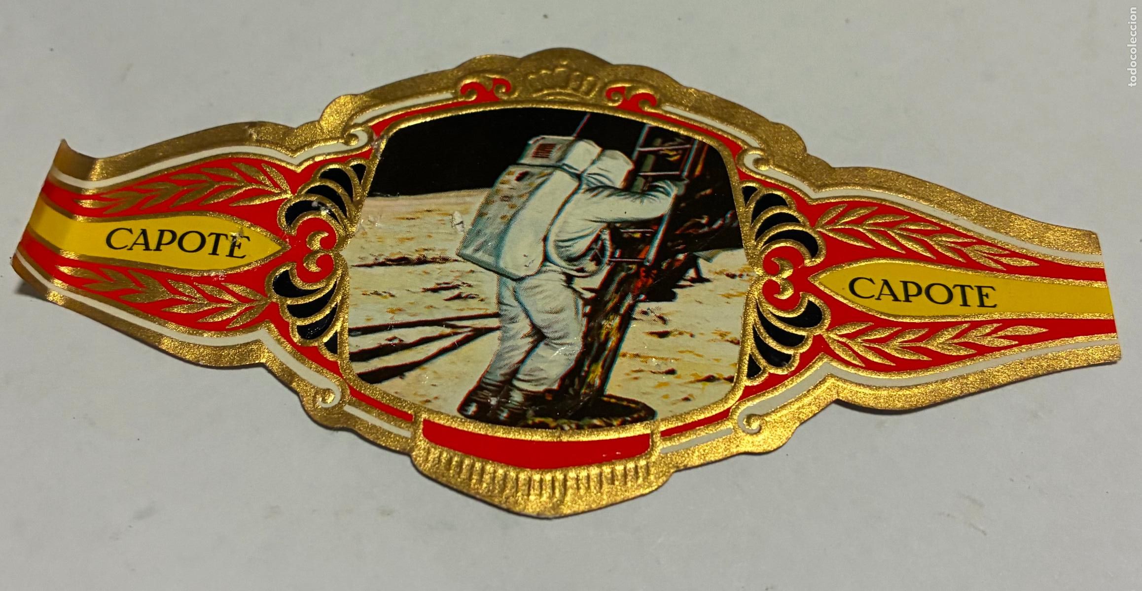 Vitolas de colecci&oacute;n: VITOLA COLECCION CONQUISTA DEL ESPACIO, SERIA A, NUMERO 7, CAPOTE