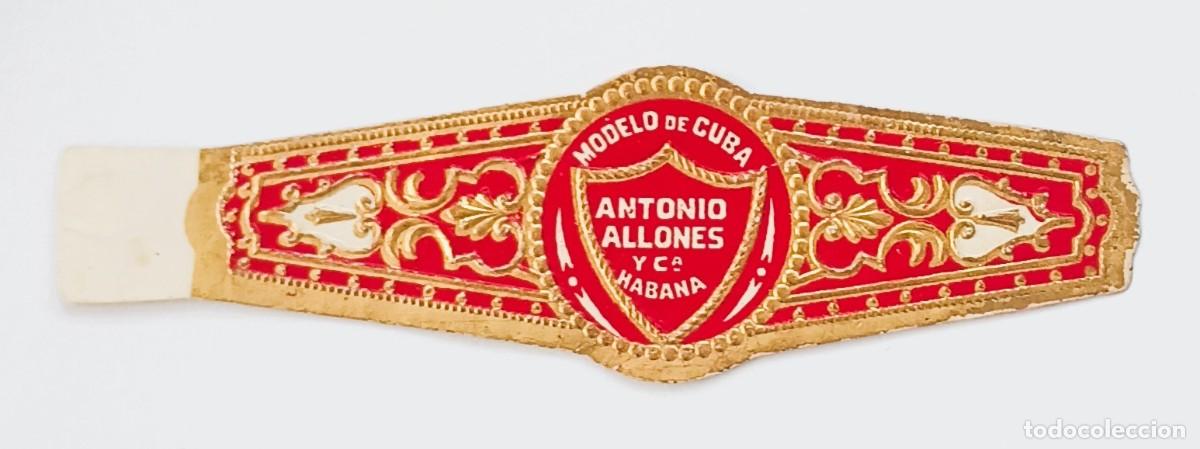 Vitolas de colecci&oacute;n: Chinchal, Cigar Band, Antigua Vitola de Coleccion, ANTONIO ALLONES - MODELO DE CUBA, B047