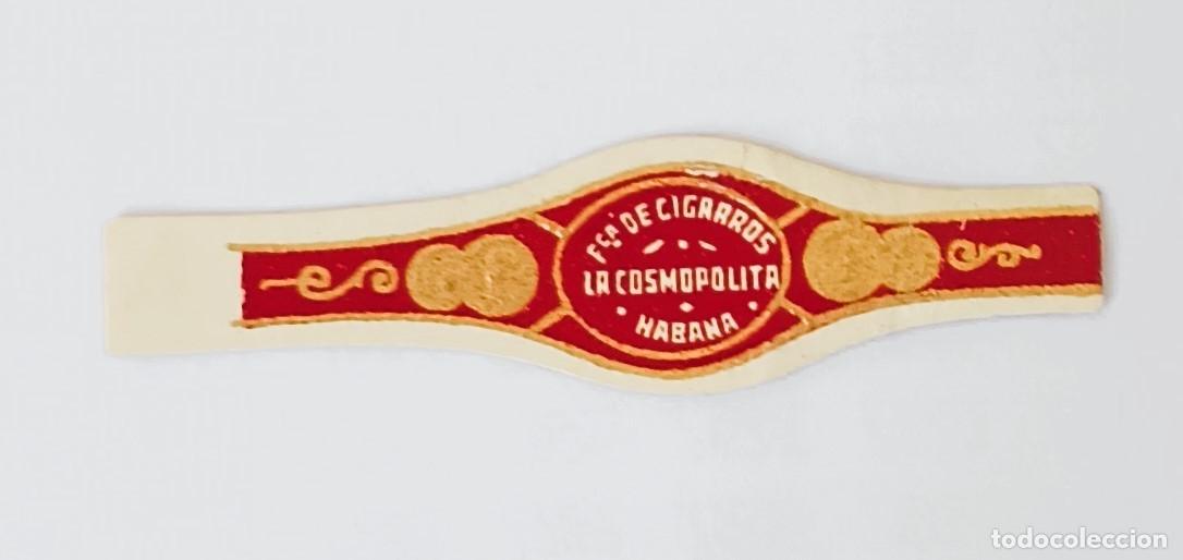 Vitolas de colecci&oacute;n: Chinchal, Cigar Band, Antigua Vitola de Coleccion, LA COSMOPOLITA (5), B140