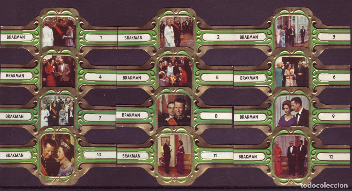 Vitolas de colecci&oacute;n: BRAKMAN, VISITA REAL A ALEMANIA, 12 VITOLAS, SERIE COMPLETA.