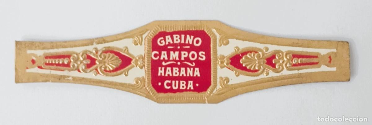 Vitolas de colecci&oacute;n: Chinchal, Cigar Band, Antigua Vitola de Coleccion, GABINO CAMPOS (1), B446