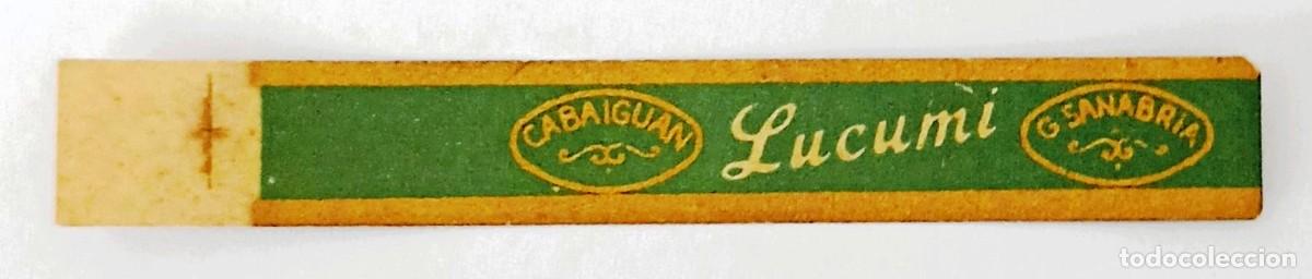 Vitolas de colecci&oacute;n: Chinchal, Cigar Band, Antigua Vitola de Coleccion, LOCUMI (4), B486