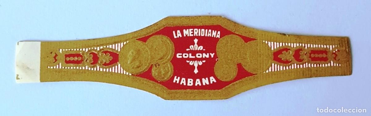 Bagues de cigare de collection: Chinchal, Cigar Band, Antigua Vitola de Coleccion, LA MERIDIANA, B537