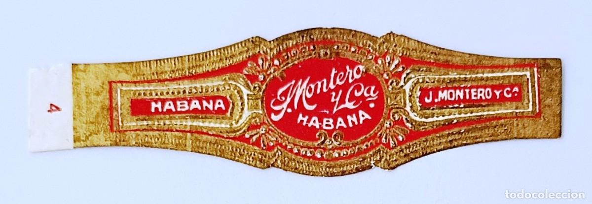 Vitolas de colecci&oacute;n: Chinchal, Cigar Band, Antigua Vitola de Coleccion, MONTERO Y Ca. (4), B589