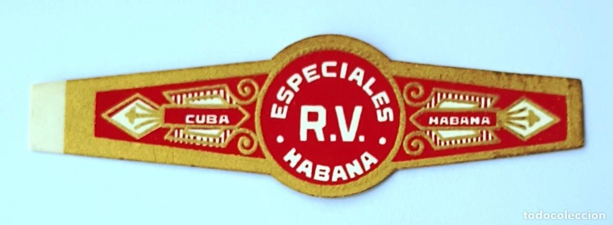 Vitolas de colecci&oacute;n: Chinchal, Cigar Band, Antigua Vitola de Coleccion, ESPECIALES R. V. , B682