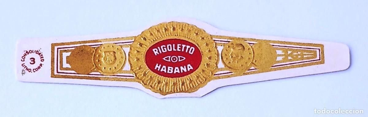 Vitolas de colecci&oacute;n: Chinchal, Cigar Band, Antigua Vitola de Coleccion, RIGOLETTO (2), B727