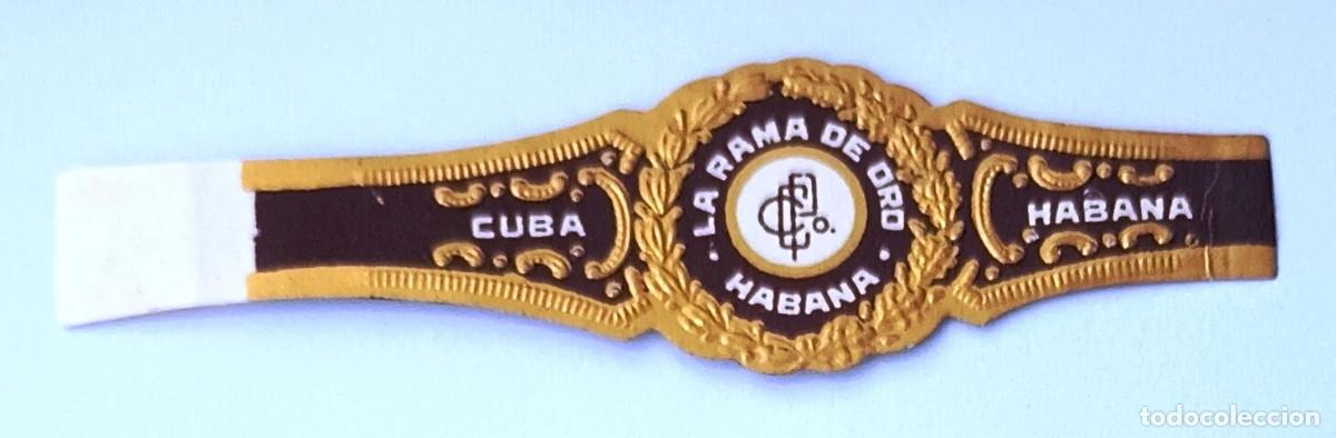Vitolas de colecci&oacute;n: Chinchal, Cigar Band, Antigua Vitola de Coleccion, LA RAMA DE ORO (1), B730