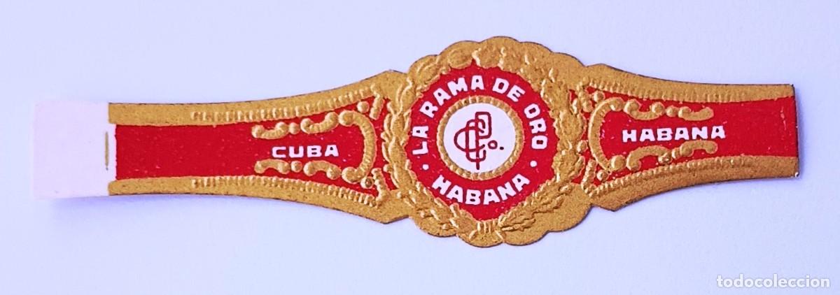 Vitolas de colecci&oacute;n: Chinchal, Cigar Band, Antigua Vitola de Coleccion, LA RAMA DE ORO (2), B731