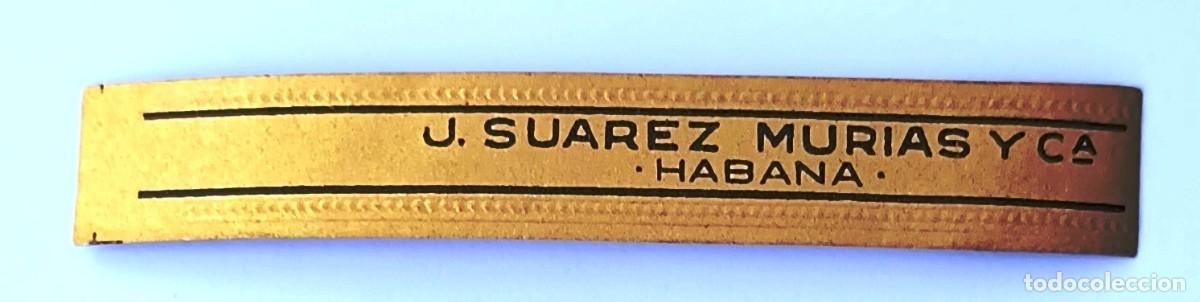Vitolas de colecci&oacute;n: Chinchal, Cigar Band, Antigua Vitola de Coleccion, J. SUAREZ MURIAS (1), B805
