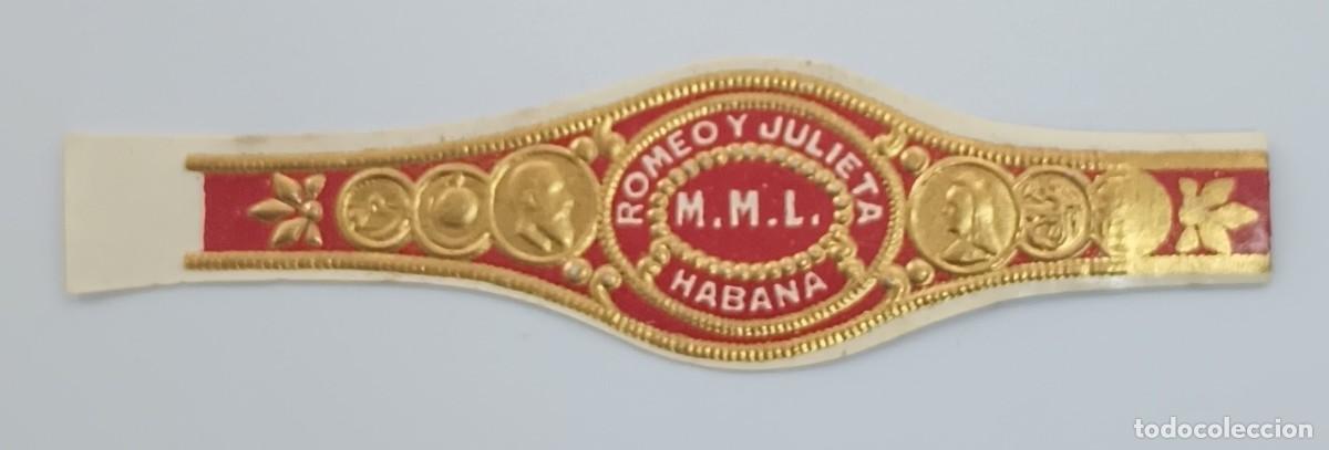 Vitolas de colecci&oacute;n: Chinchal, Cigar Band, Antigua Vitola de Coleccion, R. Y J. - M. M. L., C399