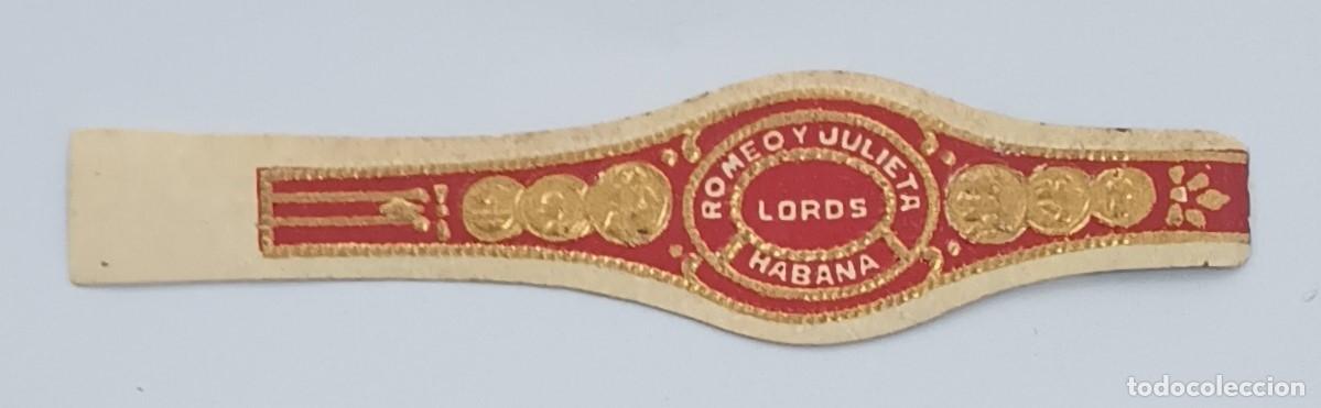Vitolas de colecci&oacute;n: Chinchal, Cigar Band, Antigua Vitola de Coleccion, R. Y J. -LORDS, C412