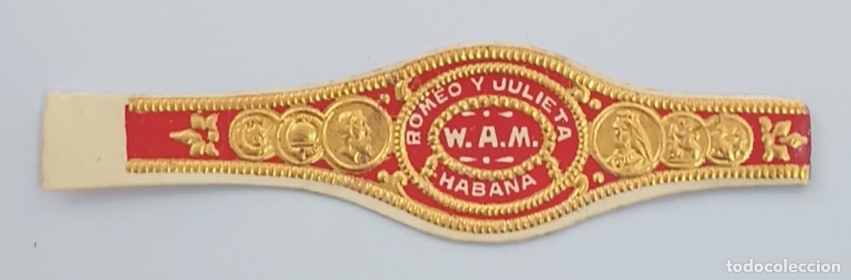 Vitolas de colecci&oacute;n: Chinchal, Cigar Band, Antigua Vitola de Coleccion, R. Y J. - W. A. M., C396
