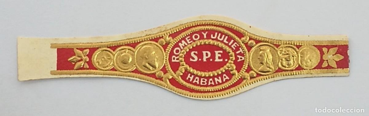 Vitolas de colecci&oacute;n: Chinchal, Cigar Band, Antigua Vitola de Coleccion, R. Y J. - S. P E.., C389