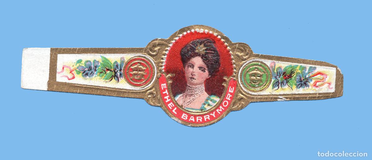 Vitolas de colecci&oacute;n: VITOLA ANTIGUA - PROCEDENCIA USA - MARCA ETHEL BARRYMORE - TEM&Aacute;TICA MUJERES