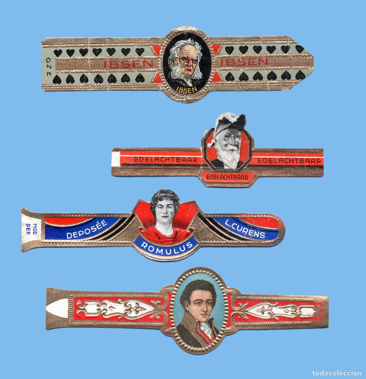 Vitolas de colecci&oacute;n: 4 VITOLAS ANTIGUAS - PROCEDENCIA EUROPA - DISTINTAS MARCAS