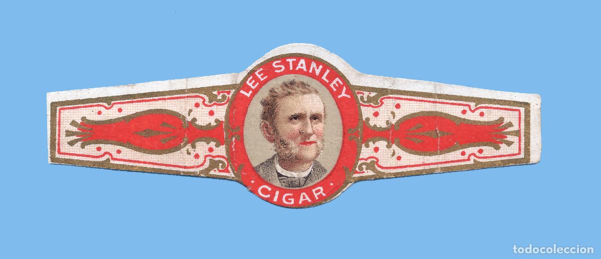 Vitolas de colecci&oacute;n: VITOLA ANTIGUA - PROCEDENCIA USA - MARCA LEE STANLEY CIGAR - PERSONAJE MASCULINO