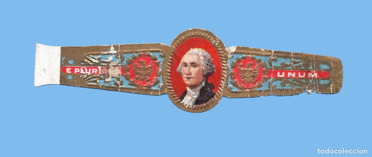 Vitolas de colecci&oacute;n: VITOLA ANTIGUA - PROCEDENCIA USA - WASHSINGTON