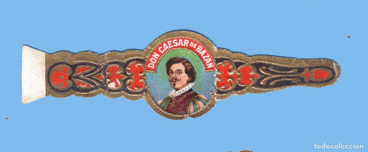 Vitolas de colecci&oacute;n: VITOLA ANTIGUA - PROCEDENCIA USA - MARCA DON CAESAR DE BAZAN - TEM&Aacute;TICA PERSONAJES MASCULINOS