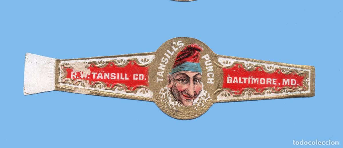 Vitolas de colecci&oacute;n: VITOLA ANTIGUA - PROCEDENCIA USA - MARCA TRANSILL PUNCH - TEM&Aacute;TICA PERSONAJES MASCULINOS