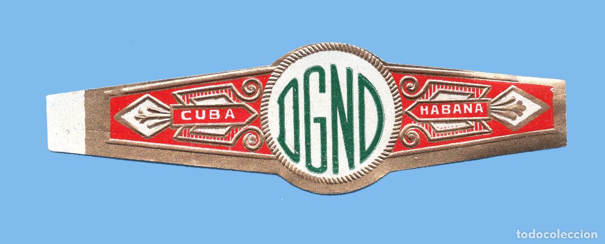 Vitolas de colecci&oacute;n: VITOLA CUBANA ANTIGUA - SIN MARCA HABANA-CUBA - VITOLA PERSONALIZADA - OGND