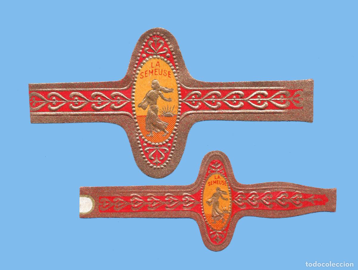 Vitolas de colecci&oacute;n: 2 VITOLAS ANTIGUAS - MARCA LA SEMEUSE - PROCEDENCIA B&Eacute;LGICA - TEM&Aacute;TICA MUJERES