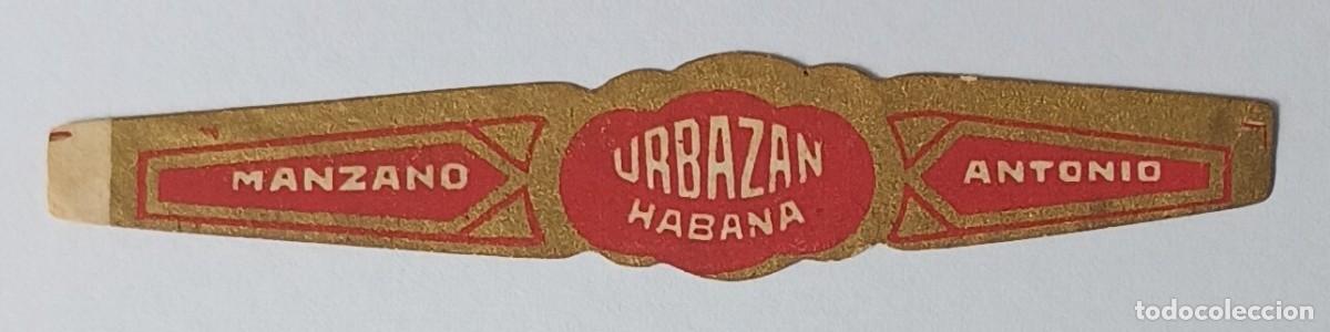 Vitolas de colecci&oacute;n: Chinchal, Cigar Band, Antigua Vitola de Coleccion, URBAZAN (1), C001
