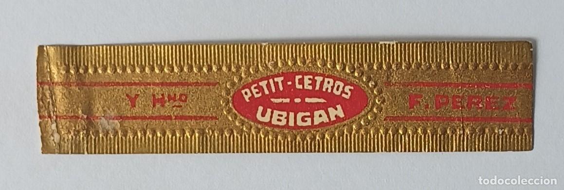 Vitolas de colecci&oacute;n: Chinchal, Cigar Band, Antigua Vitola de Coleccion, UBIGAN, (1), C008