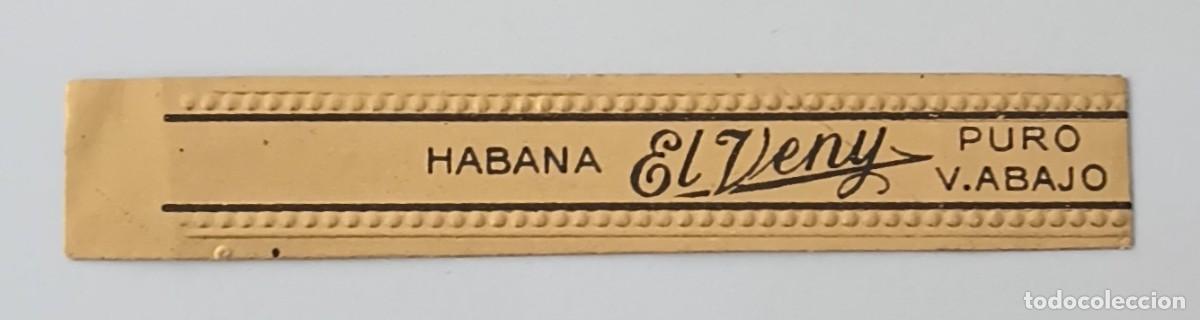 Vitolas de colecci&oacute;n: Chinchal, Cigar Band, Antigua Vitola de Coleccion, EL VENY, C035