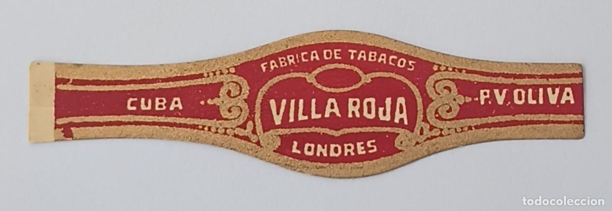 Vitolas de colecci&oacute;n: Chinchal, Cigar Band, Antigua Vitola de Coleccion, VILLA ROJA, C048