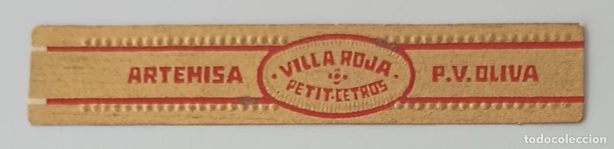 Vitolas de colecci&oacute;n: Chinchal, Cigar Band, Antigua Vitola de Coleccion, VILLA ROJA (2), C049