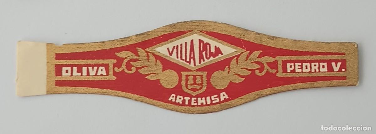 Vitolas de colecci&oacute;n: Chinchal, Cigar Band, Antigua Vitola de Coleccion, VILLA ROJA (4), C051