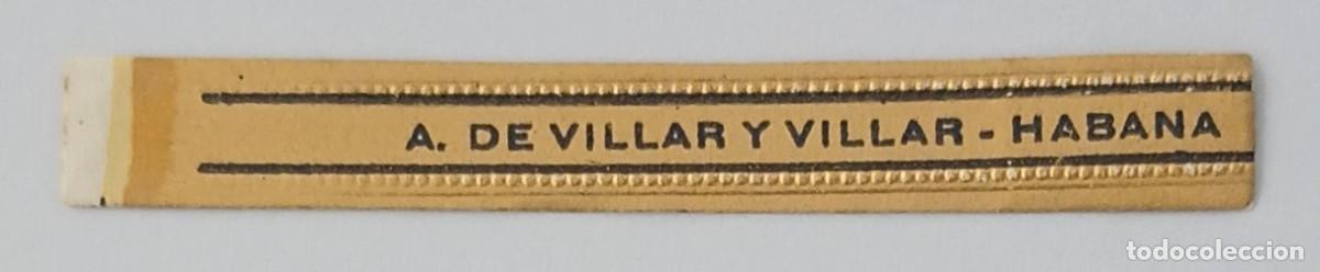 Vitolas de colecci&oacute;n: Chinchal, Cigar Band, Antigua Vitola de Coleccion, VILLAR Y VILLAR, C061