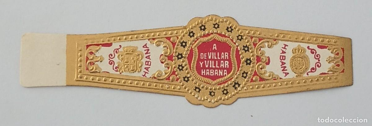 Vitolas de colecci&oacute;n: Chinchal, Cigar Band, Antigua Vitola de Coleccion, VILLAR Y VILLAR (3), C063