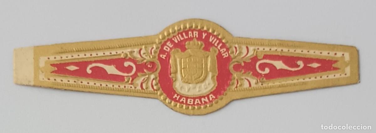Vitolas de colecci&oacute;n: Chinchal, Cigar Band, Antigua Vitola de Coleccion, VILLAR Y VILLAR (10), C070