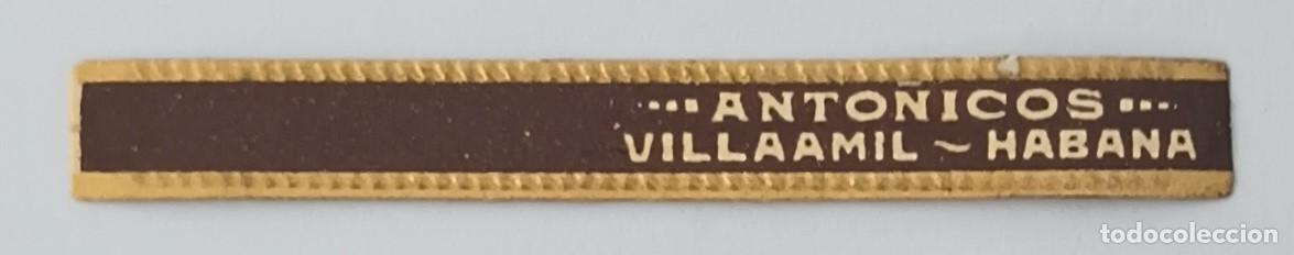 Vitolas de colecci&oacute;n: Chinchal, Cigar Band, Antigua Vitola de Coleccion, VILLAAMIL (4), C074