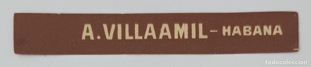 Vitolas de colecci&oacute;n: Chinchal, Cigar Band, Antigua Vitola de Coleccion, VILLAAMIL (9), C079