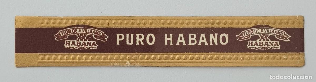 Vitolas de colecci&oacute;n: Chinchal, Cigar Band, Antigua Vitola de Coleccion, VILLAAMIL (11), C081