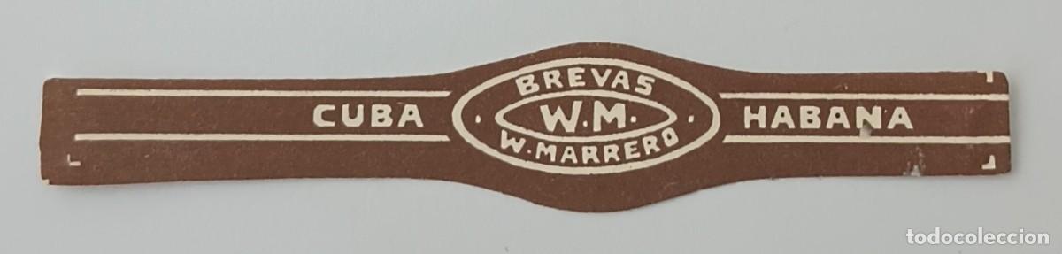 Vitolas de colecci&oacute;n: Chinchal, Cigar Band, Antigua Vitola de Coleccion, W. M., C096