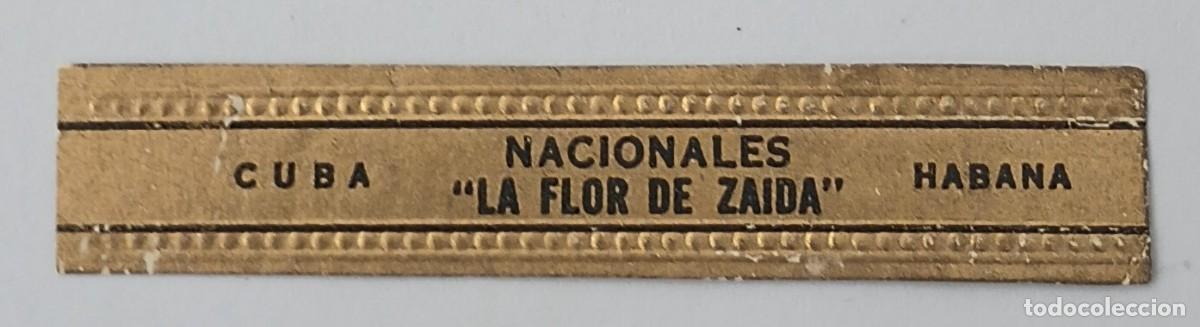 Vitolas de colecci&oacute;n: Chinchal, Cigar Band, Antigua Vitola de Coleccion, ZAIDA (4), C102