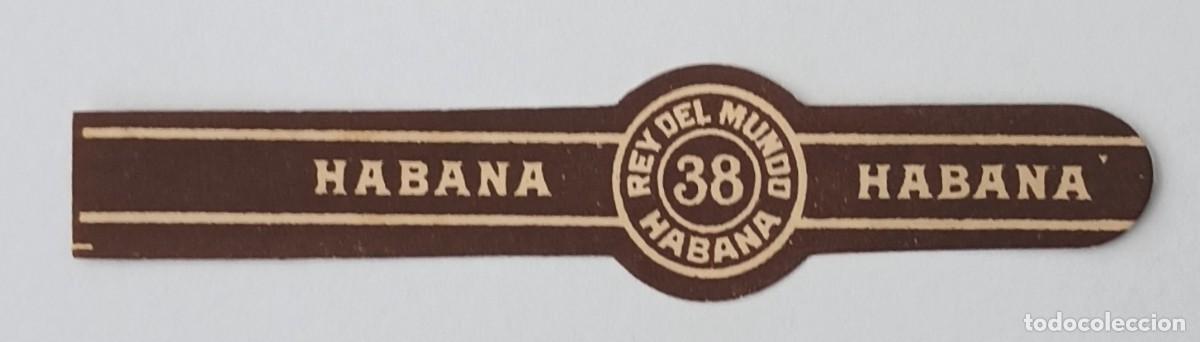 Vitolas de colecci&oacute;n: Chinchal, Cigar Band, Antigua Vitola de Coleccion,REY DEL MUNDO - 38, C110