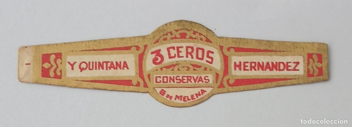 Vitolas de colecci&oacute;n: Chinchal, Cigar Band, Antigua Vitola de Coleccion, 3 CEROS, C112