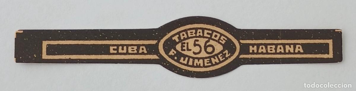 Vitolas de colecci&oacute;n: Chinchal, Cigar Band, Antigua Vitola de Coleccion, EL 56, C116