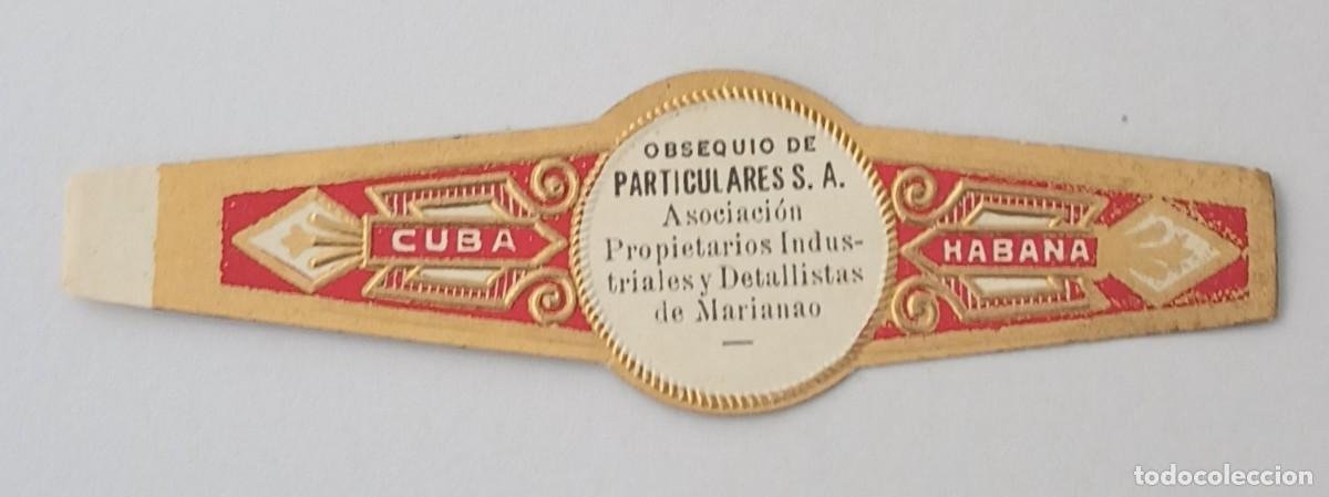 Vitolas de colecci&oacute;n: Chinchal, Cigar Band, Antigua Vitola de Coleccion, S/M 5, C125