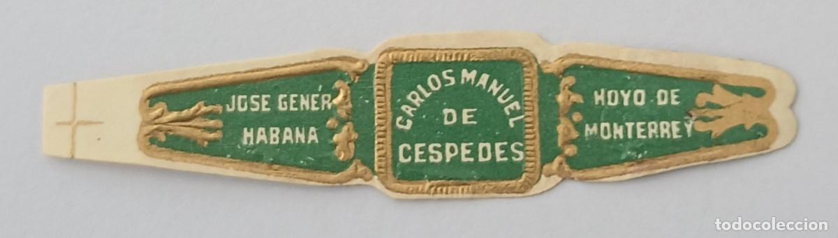 Vitolas de colecci&oacute;n: Chinchal, Cigar Band, Antigua Vitola de Coleccion, GENER - CARLOS MANUEL DE CESPEDES, C135