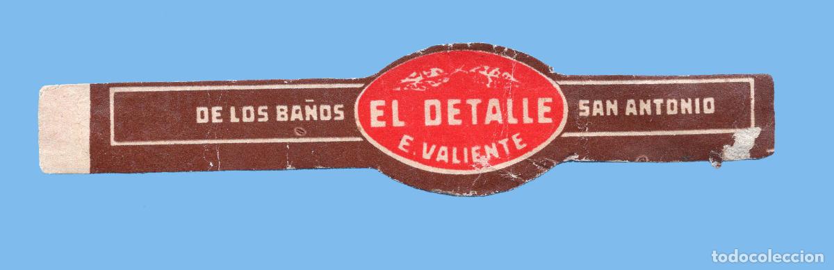 Vitolas de colecci&oacute;n: VITOLA CUBANA ANTIGUA (CHINCHAL) - MARCA EL DETALLE - SAN ANTONIO DE LOS LLANOS
