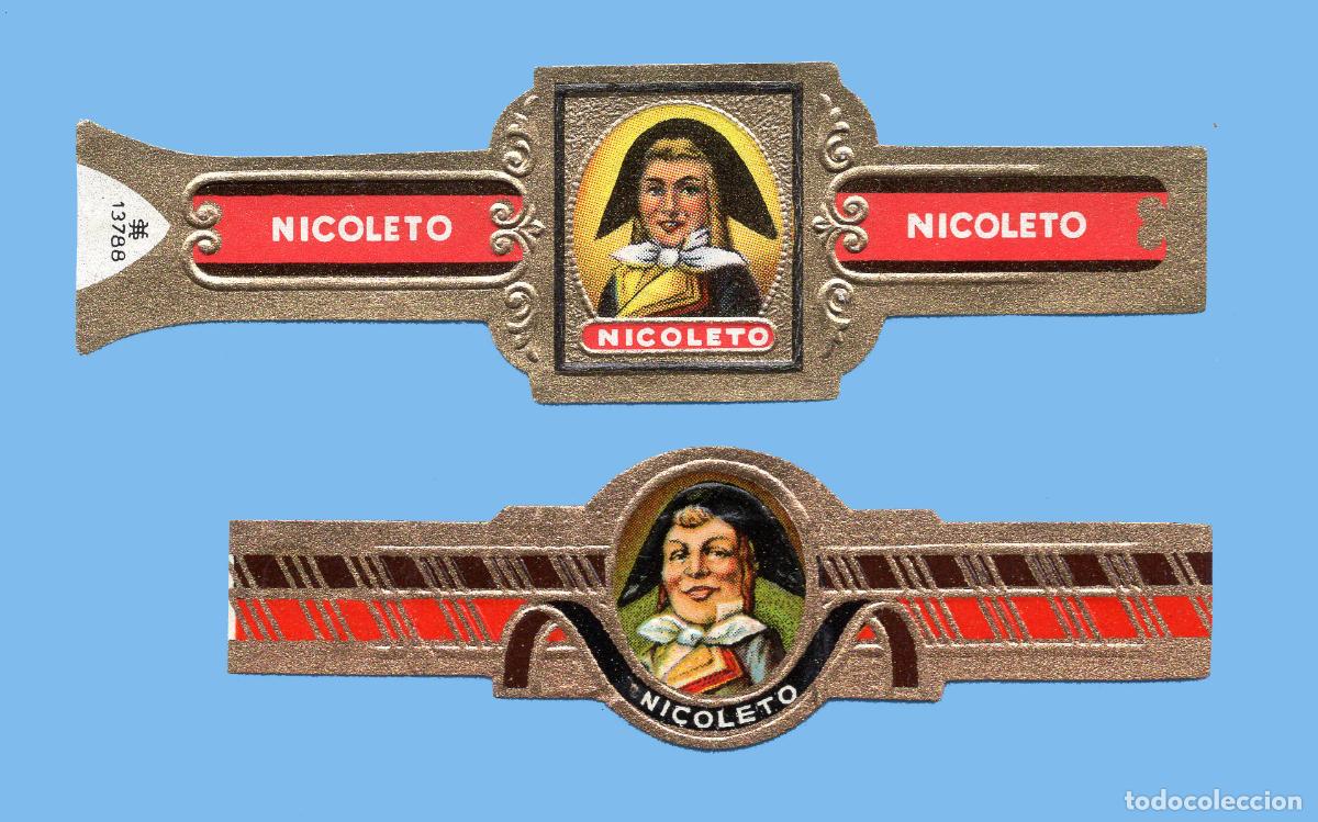 Vitolas de colecci&oacute;n: 2 VITOLAS ANTIGUAS - MARCA NICOLETO