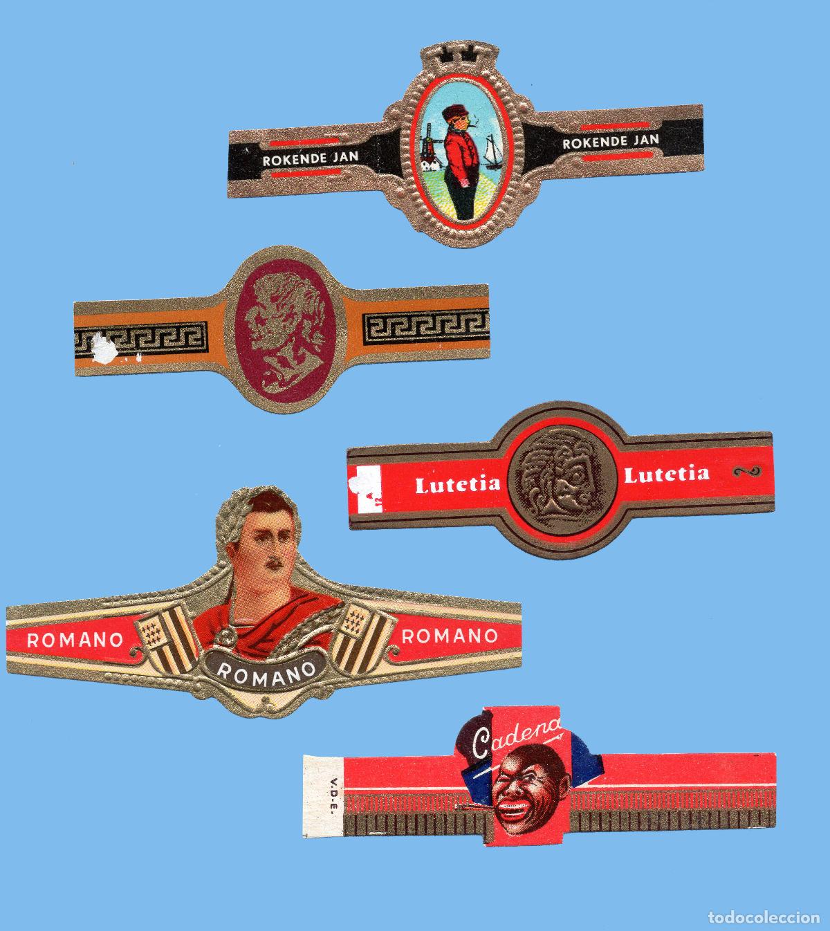 Vitolas de colecci&oacute;n: 5 VITOLAS ANTIGUAS - PROCEDENCIA EUROPEA - DISTINTAS MARCAS