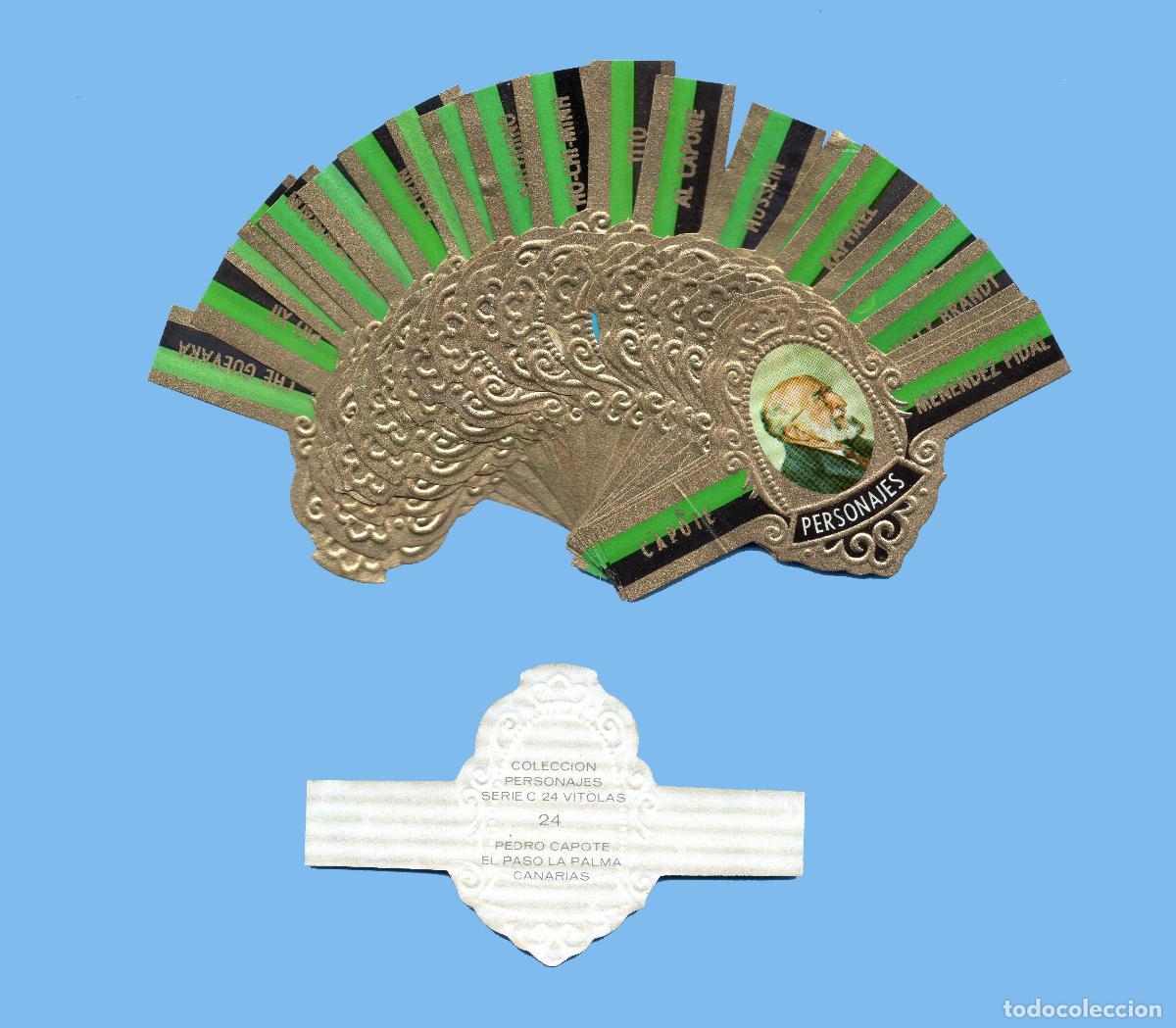 Vitolas de colecci&oacute;n: SERIE COMPLETA DE 24 VITOLAS - MARCA PEDRO CAPOTE (CANARIAS) - PERSONAJES SERIE C