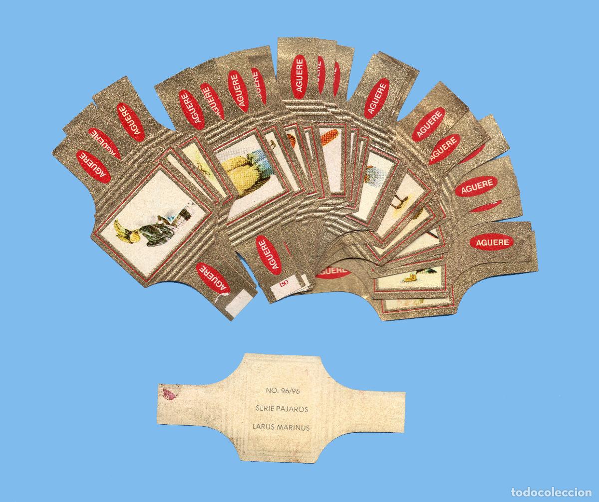 Vitolas de colecci&oacute;n: SERIE COMPLETA DE 24 VITOLAS - MARCA AGUERE (CANARIAS) - AVES 4&ordf; (NUM. 73 A 96)